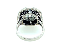 Pennisi Platinum and onyx diamond ring