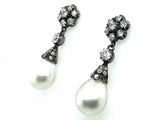 Importantes boucles d'oreilles victoriennes en diamant et paire naturelle