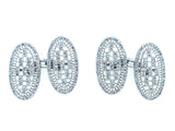 Gemelli Art Deco in platino con diamanti, 1920 c.a. 