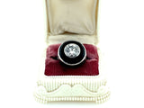 Pennisi Platinum and onyx diamond ring