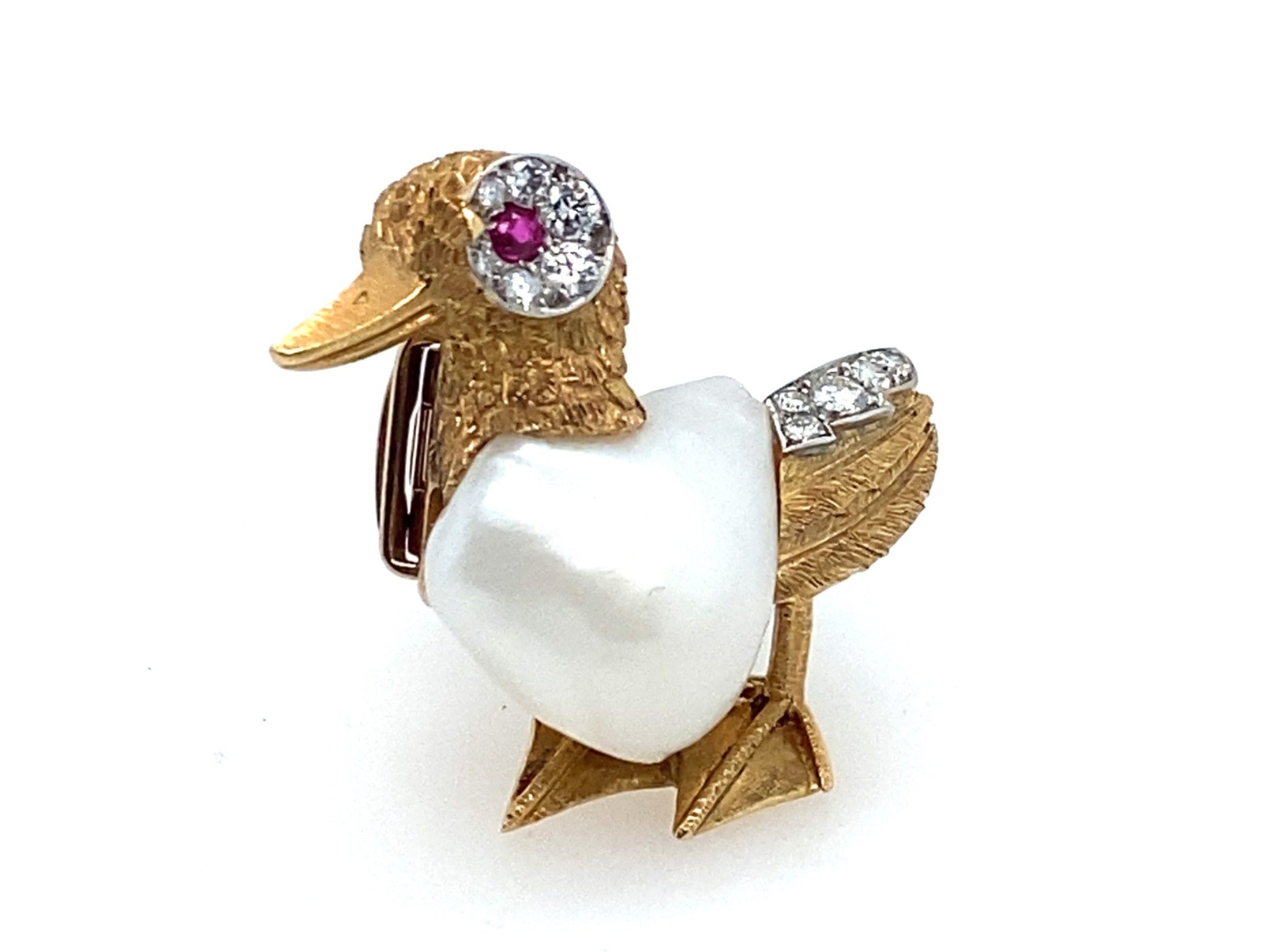 Duck brooch sales