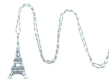 Pendentif Tour Eiffel Art Déco en platine et diamants