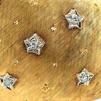 Mario Buccellati gold and diamond bangle