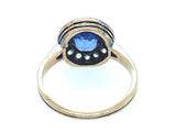 Victorian gold diamond and sapphire ring.