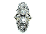 Important Victorian marquise toi et moi diamond ring